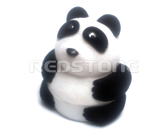 Semišová krabička - panda