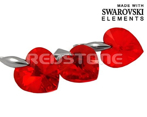 Sada Swarovski Elements RED846