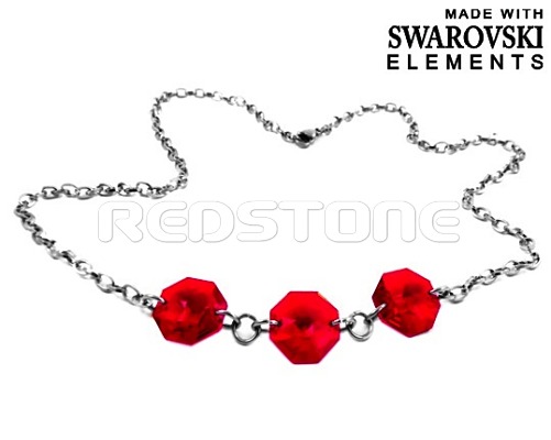 Náhrdelník Swarovski Elements RED882