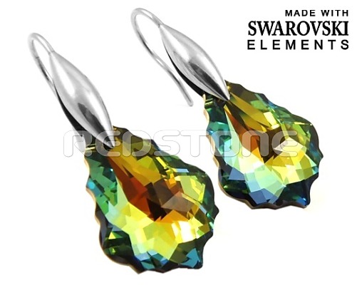 Náušnice Swarovski Elements RED842 