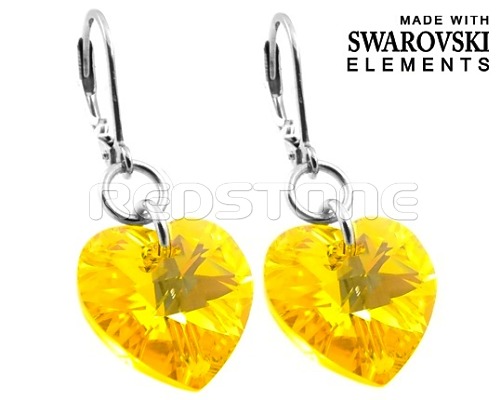 Náušnice Swarovski Elements RED843