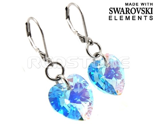 Náušnice Swarovski Elements RED861