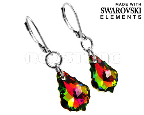 Náušnice Swarovski Elements RED864 