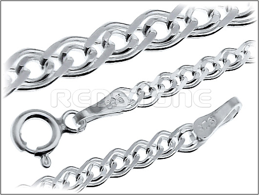 Strieborná retiazka-50cm RL209