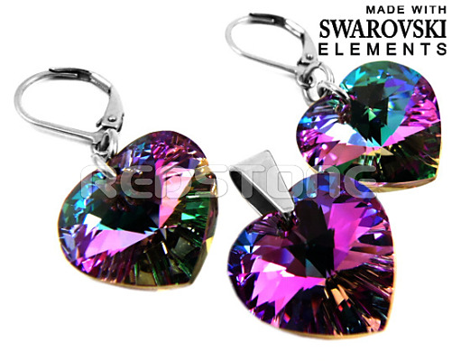 Sada Swarovski Elements  RED866